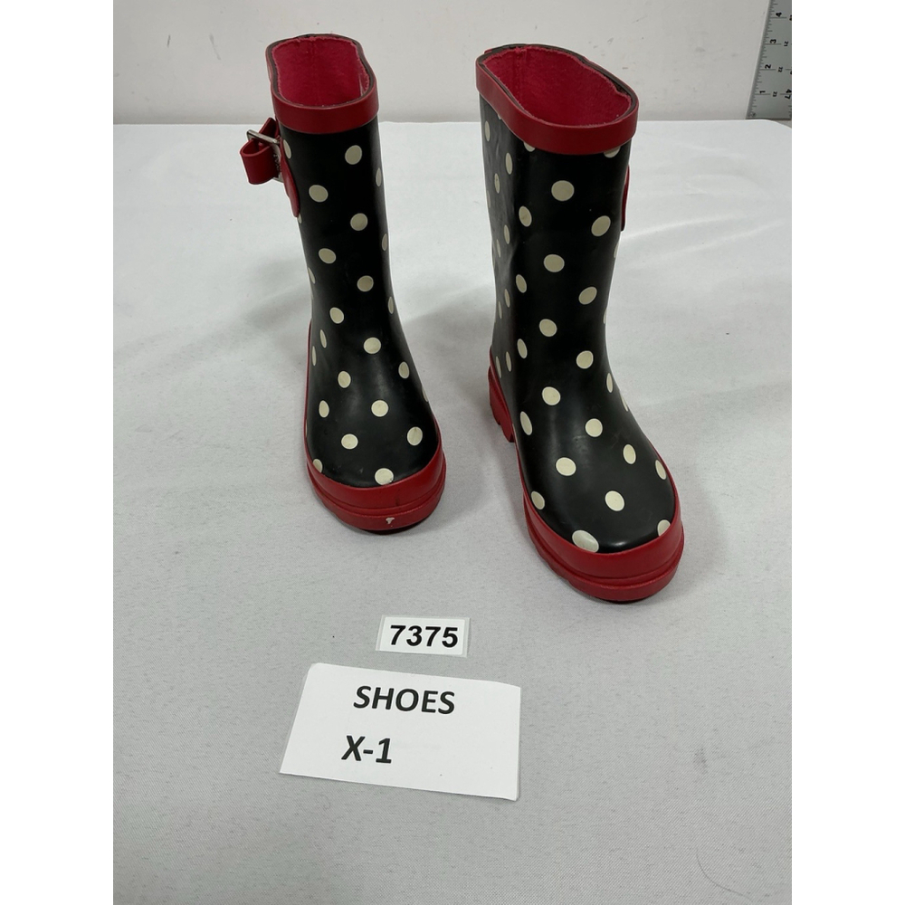 Girls Oaki Pull On Midcalf Rainboots Size 11 Multicolor Round Toe